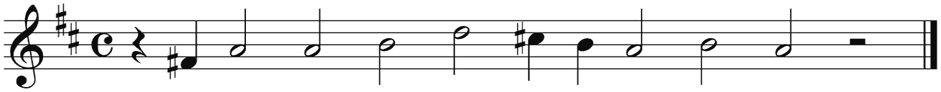 Notenbalk regel 5 (rit)