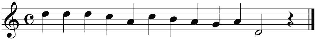 Notenbalk regel 5 (iso)