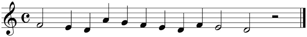 Notenbalk regel 2 (rit)
