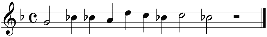 Notenbalk regel 5 (rit)