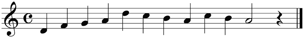 Notenbalk regel 1 (iso)