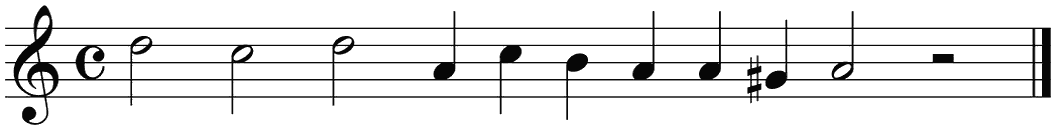 Notenbalk regel 2 (rit)