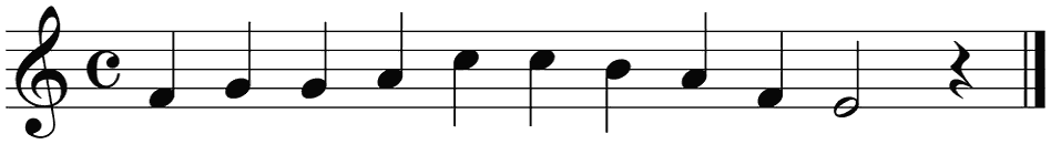 Notenbalk regel 4 (iso)