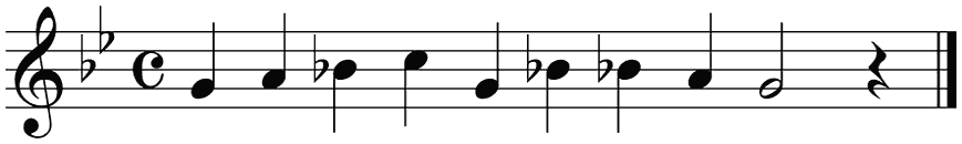 Notenbalk regel 2 (iso)