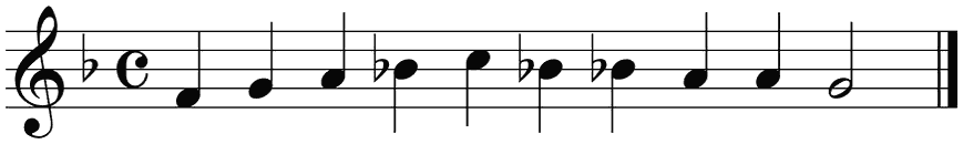 Notenbalk regel 8 (iso)