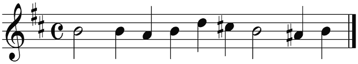 Notenbalk regel 1 (rit)