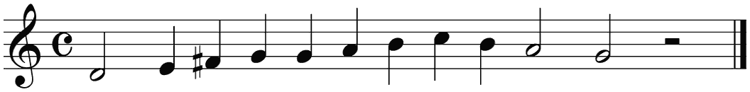 Notenbalk regel 7 (rit)