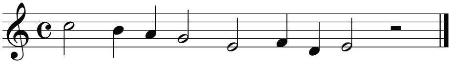 Notenbalk regel 3 (rit)