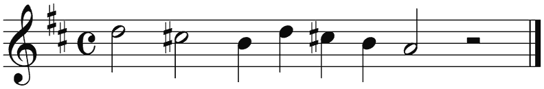 Notenbalk regel 2 (rit)