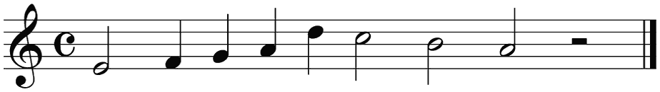 Notenbalk regel 2 (rit)