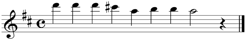 Notenbalk regel 8 (iso)