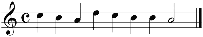 Notenbalk regel 6 (iso)