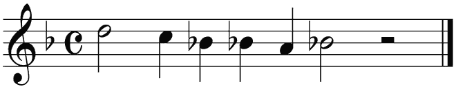 Notenbalk regel 7 (rit)