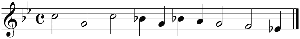 Notenbalk regel 7 (rit)