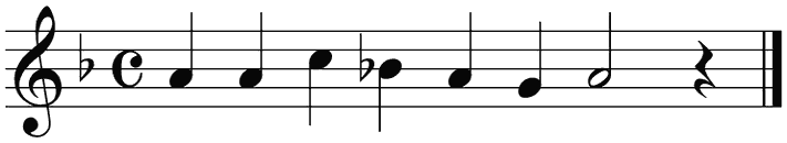 Notenbalk regel 5 (iso)