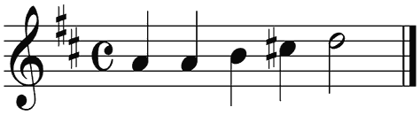 Notenbalk regel 3 (iso)