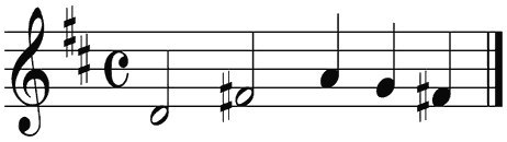 Notenbalk regel 11 (rit)