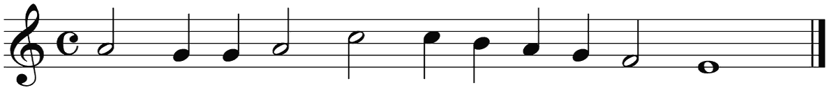 Notenbalk regel 8 (rit)