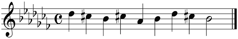 Notenbalk regel 6 (iso)