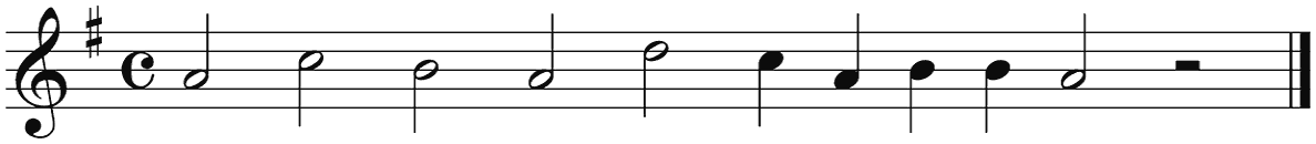 Notenbalk regel 1 (rit)