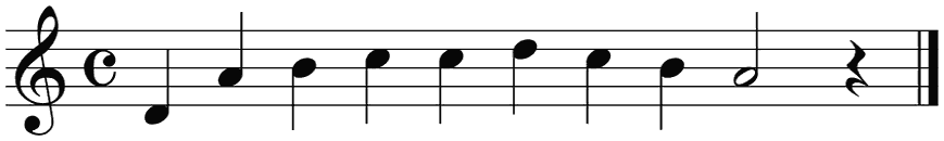 Notenbalk regel 1 (iso)