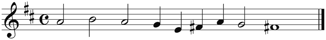 Notenbalk regel 8 (rit)
