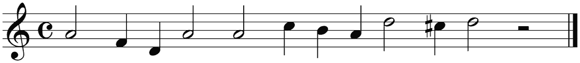 Notenbalk regel 2 (rit)