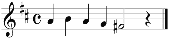 Notenbalk regel 4 (iso)