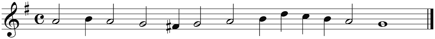 Notenbalk regel 6 (rit)