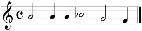 Notenbalk regel 3 (rit)