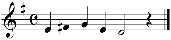 Notenbalk regel 6 (iso)