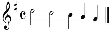 Notenbalk regel 5 (rit)