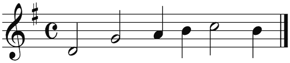 Notenbalk regel 7 (rit)
