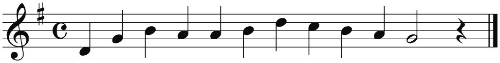 Notenbalk regel 1 (iso)