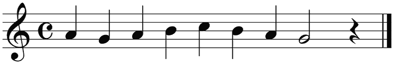 Notenbalk regel 5 (iso)