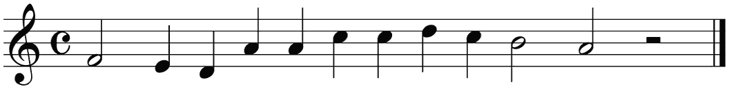 Notenbalk regel 7 (rit)