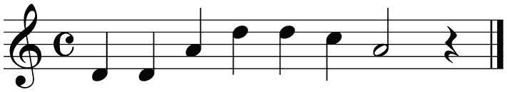 Notenbalk regel 1 (iso)