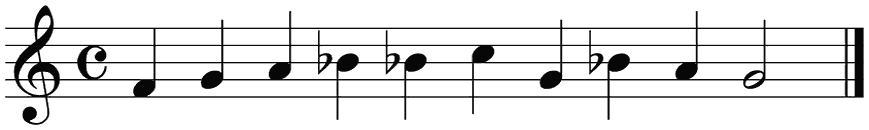 Notenbalk regel 4 (iso)
