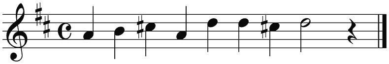 Notenbalk regel 1 (iso)