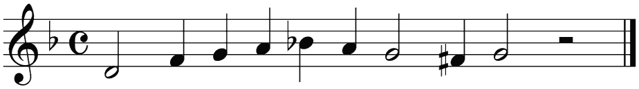 Notenbalk regel 2 (rit)