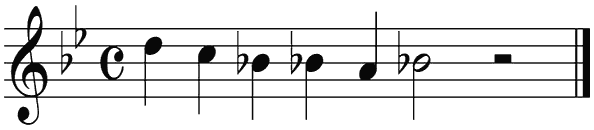 Notenbalk regel 3 (rit)
