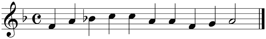 Notenbalk regel 7 (iso)