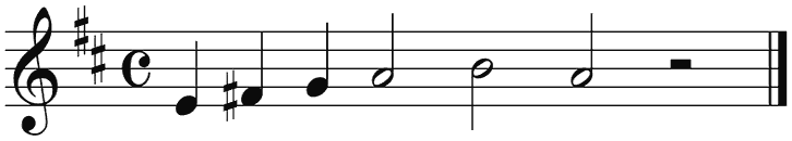 Notenbalk regel 9 (rit)