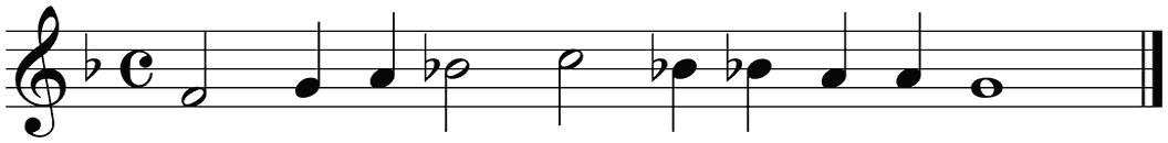 Notenbalk regel 8 (rit)