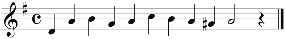 Notenbalk regel 3 (iso)